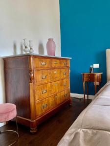 Voodi või voodid majutusasutuse Ortigia Twin Rooms toas