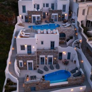 Apgyvendinimo įstaigos Kea Mare Luxury Villas vaizdas iš viršaus