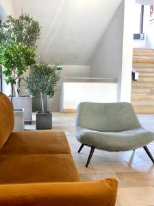 Posezení v ubytování Piesteritzer Hof - Hotel Garni