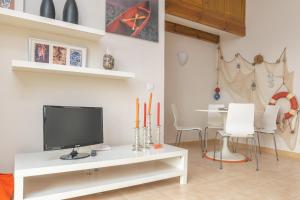 TV a/nebo společenská místnost v ubytování Ca Minorica -Apartamento-