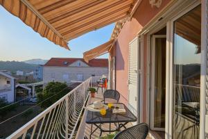 Balkón alebo terasa v ubytovaní Apartment Marijana