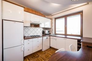 Kuchyňa alebo kuchynka v ubytovaní Apartamenty Karmelicka Deluxe Old Town WAWELOFTS
