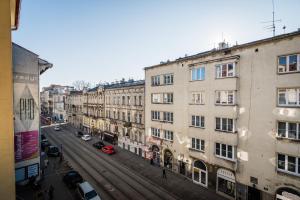 Výhľad na mesto Krakov alebo výhľad na mesto priamo z apartmánu