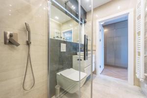 Kúpeľňa v ubytovaní Pomorskie Apartamenty Bernadowska Gold + 26 fotografií