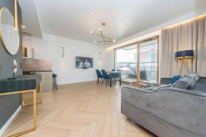 Posedenie v ubytovaní Pomorskie Apartamenty Bernadowska Gold