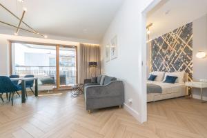 Posedenie v ubytovaní Pomorskie Apartamenty Bernadowska Gold