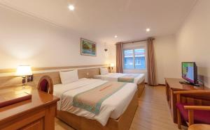Sjónvarps- og/eða afþreyingartæki á Vietsovpetro Hotel Dalat