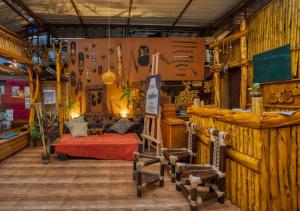 Posezení v ubytování De Rock Jungle Living Resort