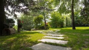 Zahrada ubytování B&B Casa Carla