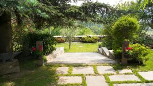 Zahrada ubytování B&B Casa Carla