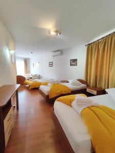 Llit o llits en una habitació de Hotel Prvan