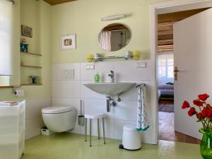 Koupelna v ubytování Ferienhaus Zur Alten Dame + 35 fotografií