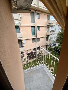 a view from the balcony of a building at Appartamento GERANIO in Riva Trigoso