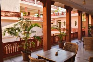 Balkón nebo terasa v ubytování Suryaa Villa - A Boutique Heritage Hotel