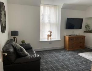 TV a/nebo společenská místnost v ubytování Deeside Snugs Apartments