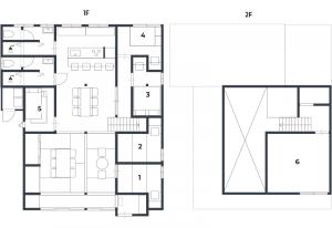 Půdorys ubytování OMISHIMA SPACE Omoya