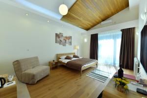 Postel nebo postele na pokoji v ubytování Villa Luxury Rooms - Wine Resort