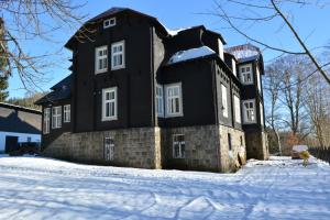Château Josefův Důl v zimě