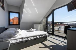 Posteľ alebo postele v izbe v ubytovaní NoclegiJarocin Bed & Breakfast
