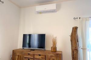Televízia a/alebo spoločenská miestnosť v ubytovaní Full 2BDR Garden House near to Downtown Metro Free Parking