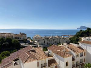 an aerial view of buildings and the ocean at Altea Dorada in Altea