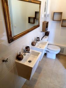 Vonios kambarys apgyvendinimo įstaigoje Chambres d'Hôtes Etang de l'aiguille