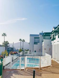 The swimming pool at or close to -MONTORIAN Apartments -LANZAROTE