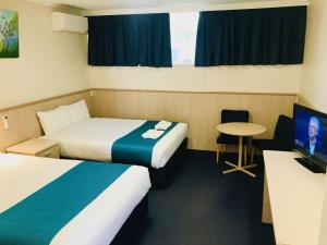 TV a/nebo společenská místnost v ubytování Comfort Inn Glenelg