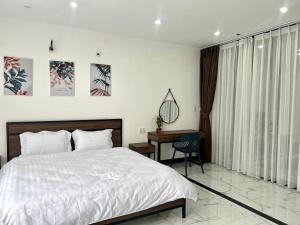 Postel nebo postele na pokoji v ubytování Panorama Apartment + 21 fotografií