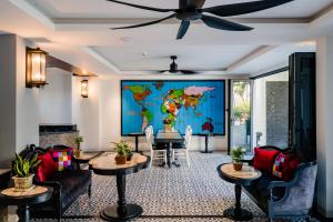 Posezení v ubytování Dérive Boutique Villa & Apartment Da Nang