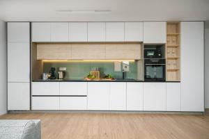 Kuchyň nebo kuchyňský kout v ubytování Apartment SABBIA