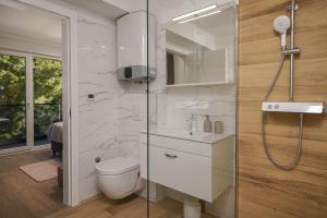 Koupelna v ubytování Apartment SABBIA