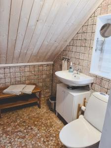 Koupelna v ubytování Havets Magasin