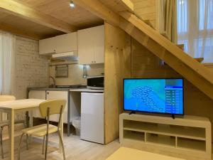 Kuchyň nebo kuchyňský kout v ubytování White albergo diffuso Ristorante & SPA