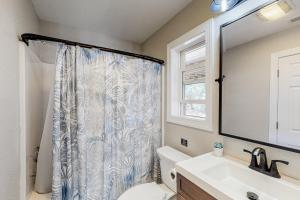 Ein Badezimmer in der Unterkunft BlueDream