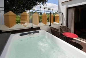 Bazén v ubytování Suites Murillo Plaza Sta. Cruz nebo v jeho okolí