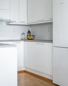 Virtuvė arba virtuvėlė apgyvendinimo įstaigoje Arctic Aurora City Suite