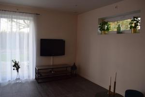 TV a/nebo společenská místnost v ubytování Villa Enigma
