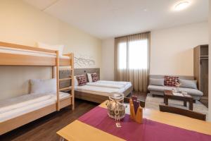 Katil atau katil-katil dalam bilik di B&B Hotel Peter und Paul