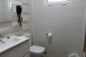 Kúpeľňa v ubytovaní Pensión Albergue O Pedregal
