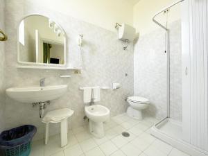 Koupelna v ubytování Hotel Reginella