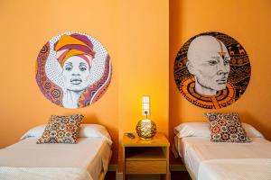 Postel nebo postele na pokoji v ubytování Hotel Internacional
