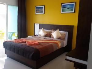 Voodi või voodid majutusasutuse Gypsy Sea View Resort- Phi Phi Island toas