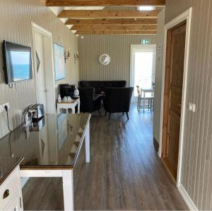 Posezení v ubytování Grenivik Guesthouse