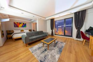 Posezení v ubytování Şehrar Suite Hotel