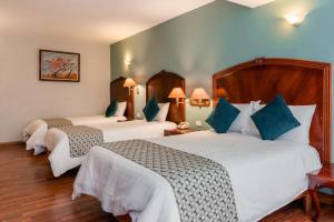 Postel nebo postele na pokoji v ubytování Hotel Libertador