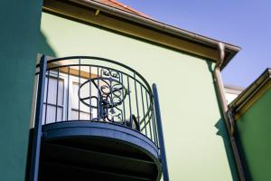 En balkong eller terrass på Hotel Belle Vue Volkach