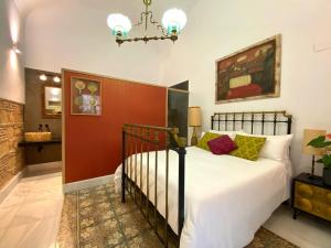 Postel nebo postele na pokoji v ubytování Casa Palacio Ánima