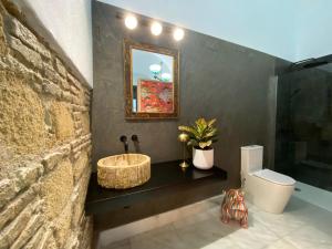 Koupelna v ubytování Casa Palacio Ánima