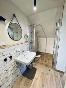 Ванная комната в Hotel-Bistro-Europa